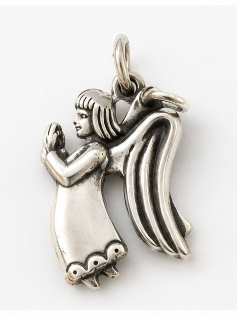 James Avery Retired Sterling Silver Angel Charm – Vintage JA
